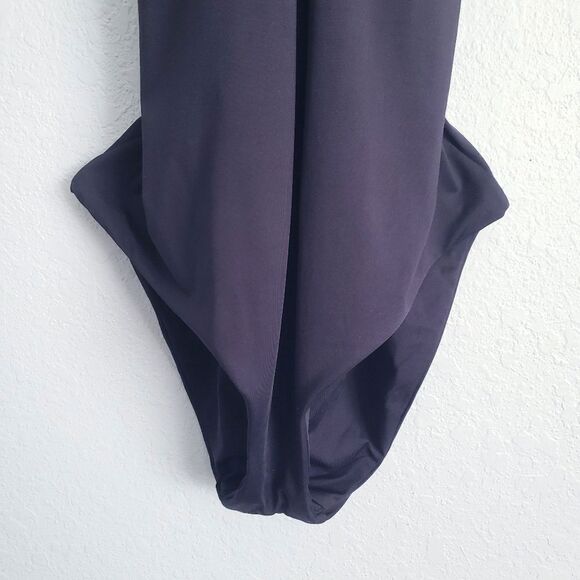 Becca Virtue Black Cutout Tie Back One Piece Swimsuit - Picture 4 of 7